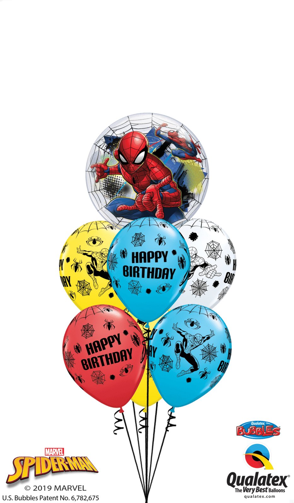 Ramo de globos Sigma Spiderman
