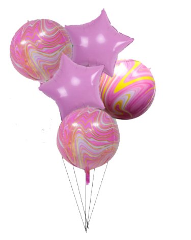 Ramo de globos Mitología rosa - Mis Globos