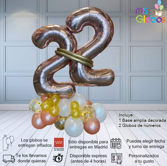 Ramo de globos Momento Radiante - Mis Globos