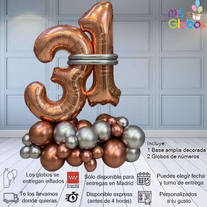 Ramo de globos Momento Radiante - Mis Globos