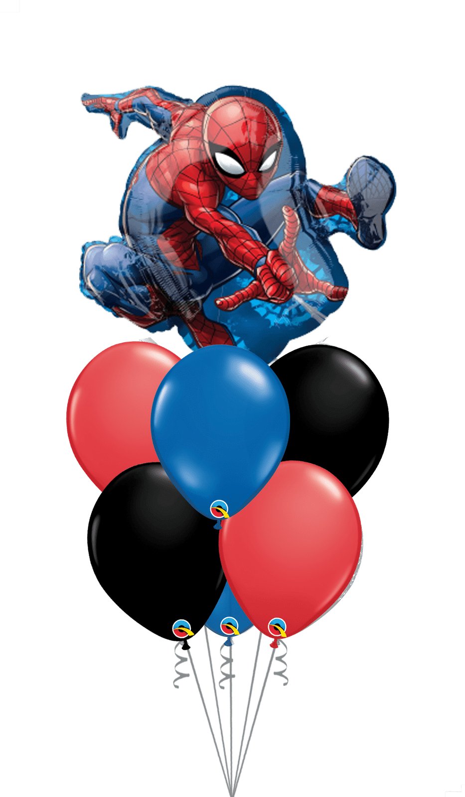 Globos Spiderman con Helio para Cumpleaños