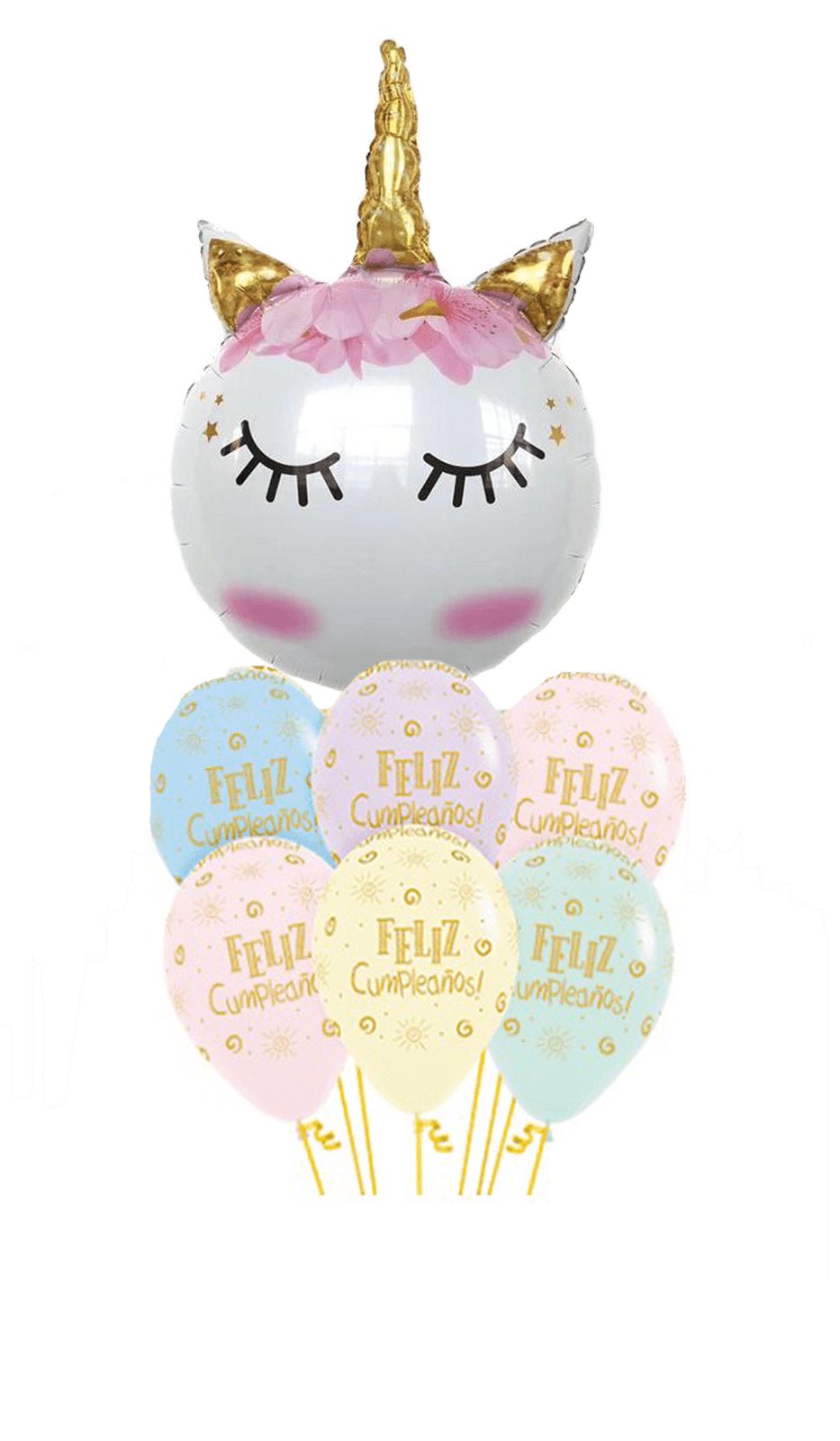 Ramo de globos Sigma Carita Unicornio - Mis Globos