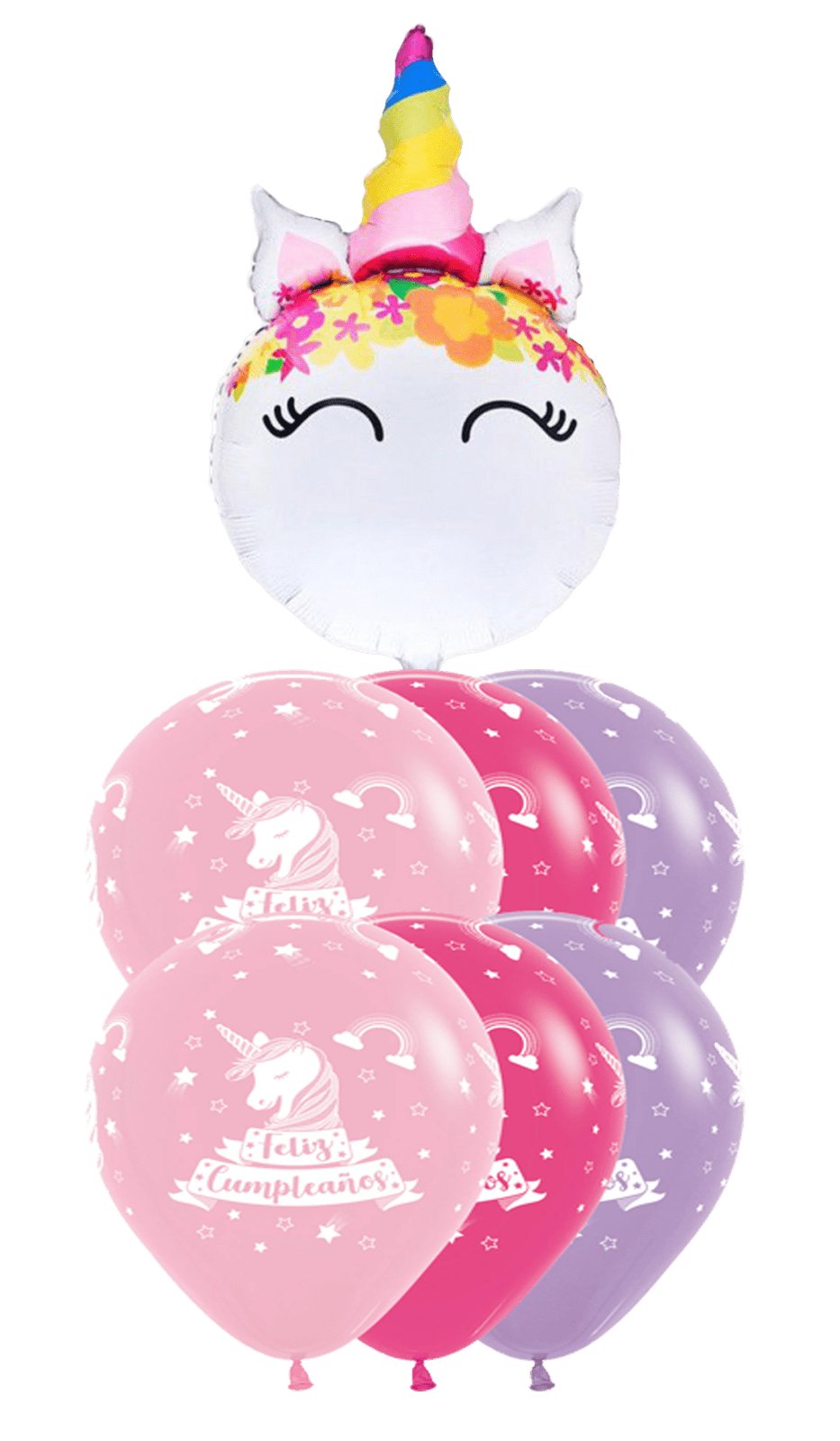 Ramo de globos Sigma Carita Unicornio - Mis Globos