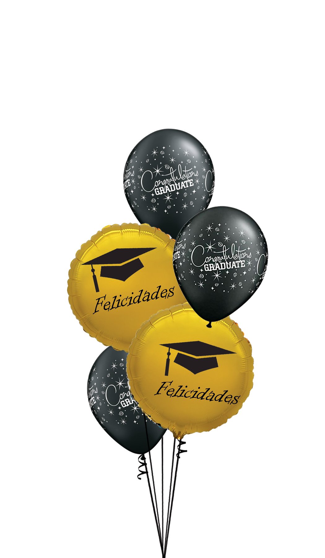 Ramo Felicidades Graduado Personalizado - Mis Globos
