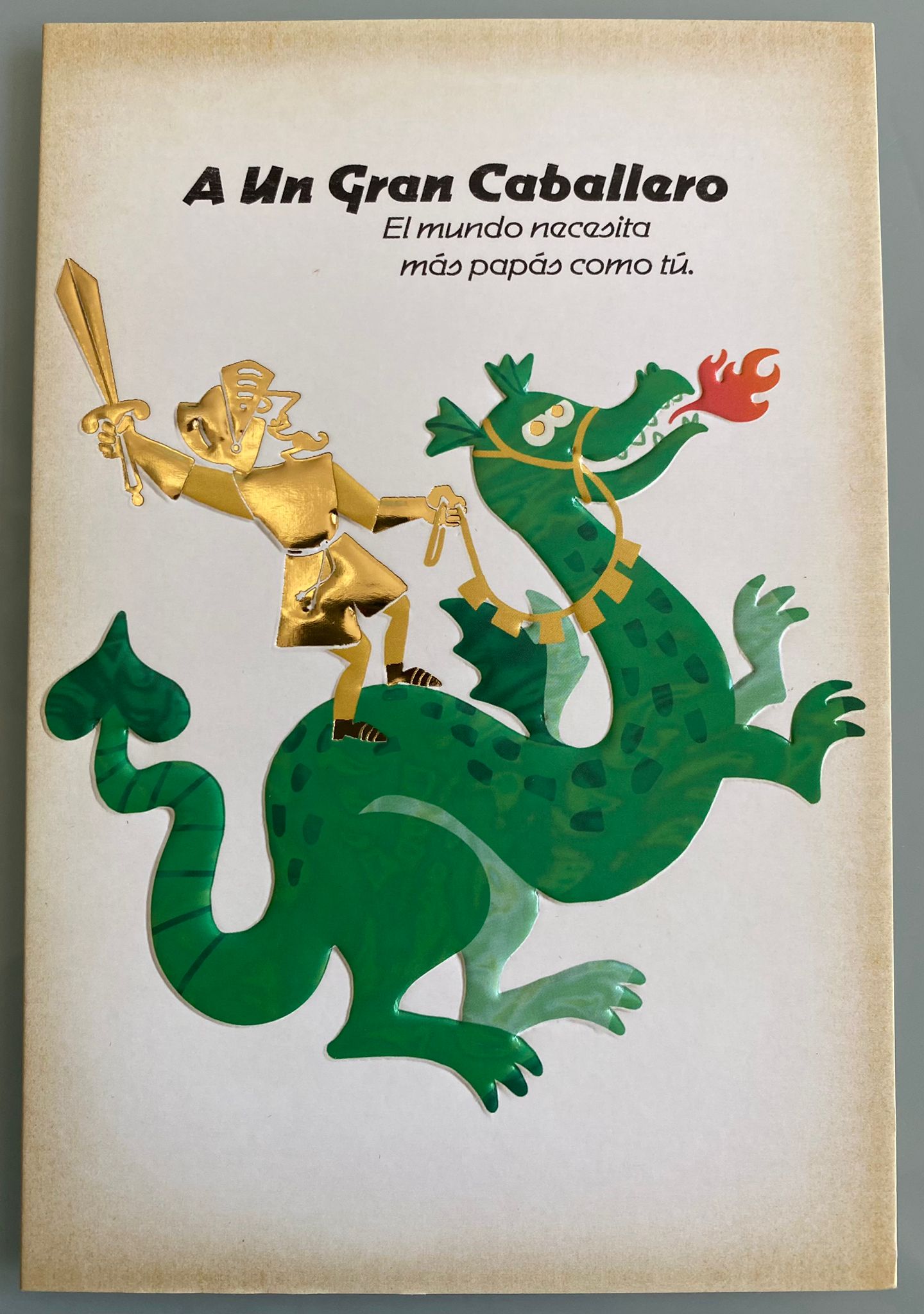 Tarjeta A un gran Caballero - Mis Globos