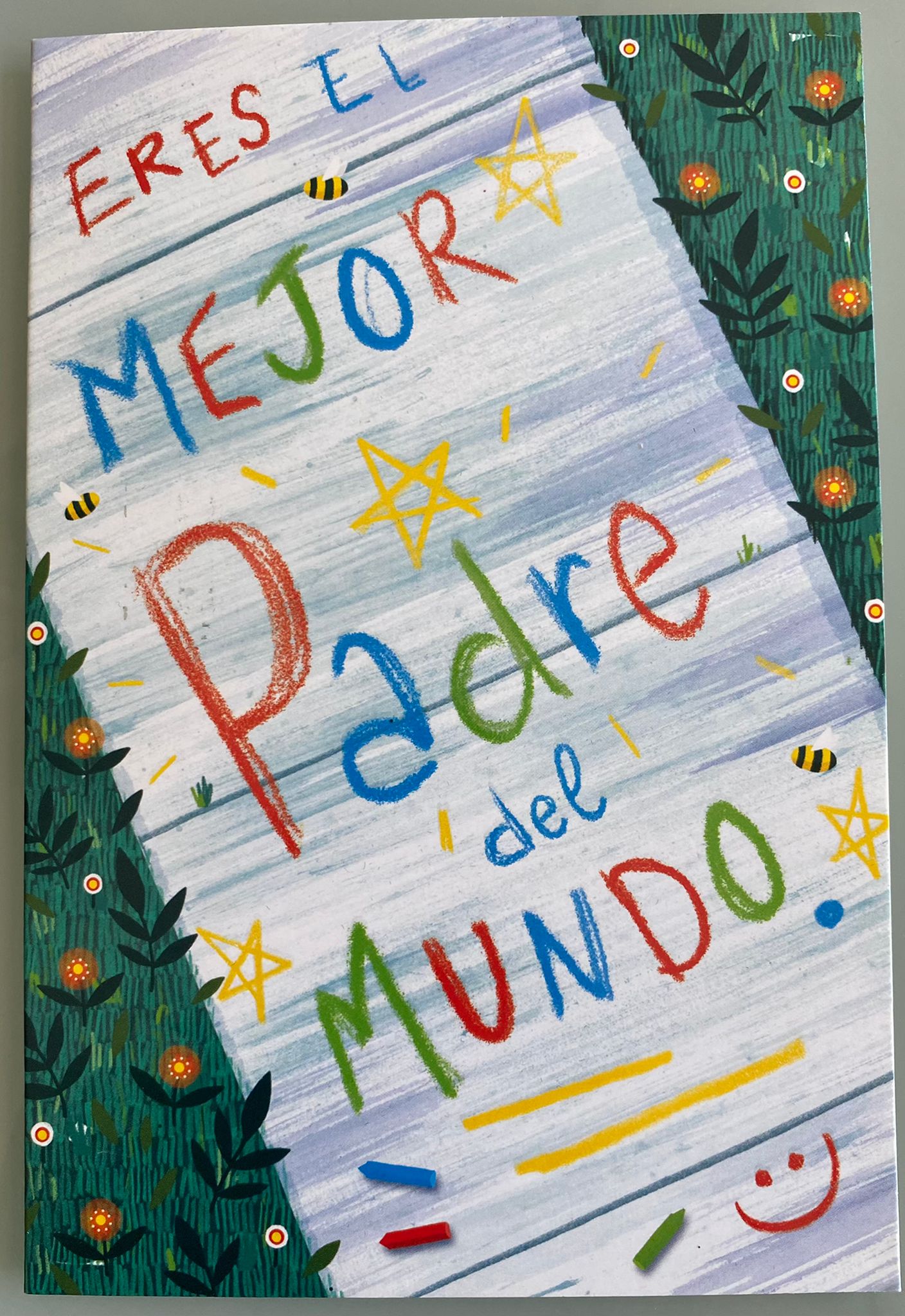 Tarjeta eres el mejor padre del mundo - Mis Globos