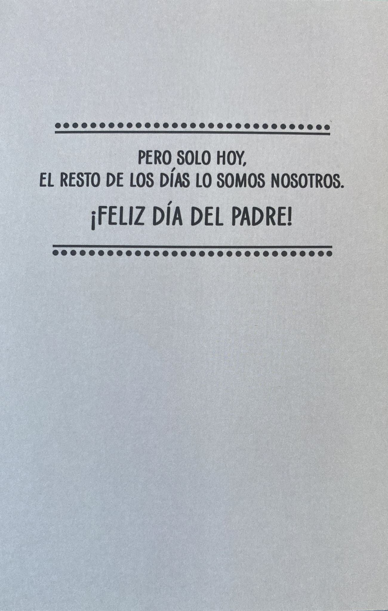 Tarjeta Hoy eres el Rey - Mis Globos