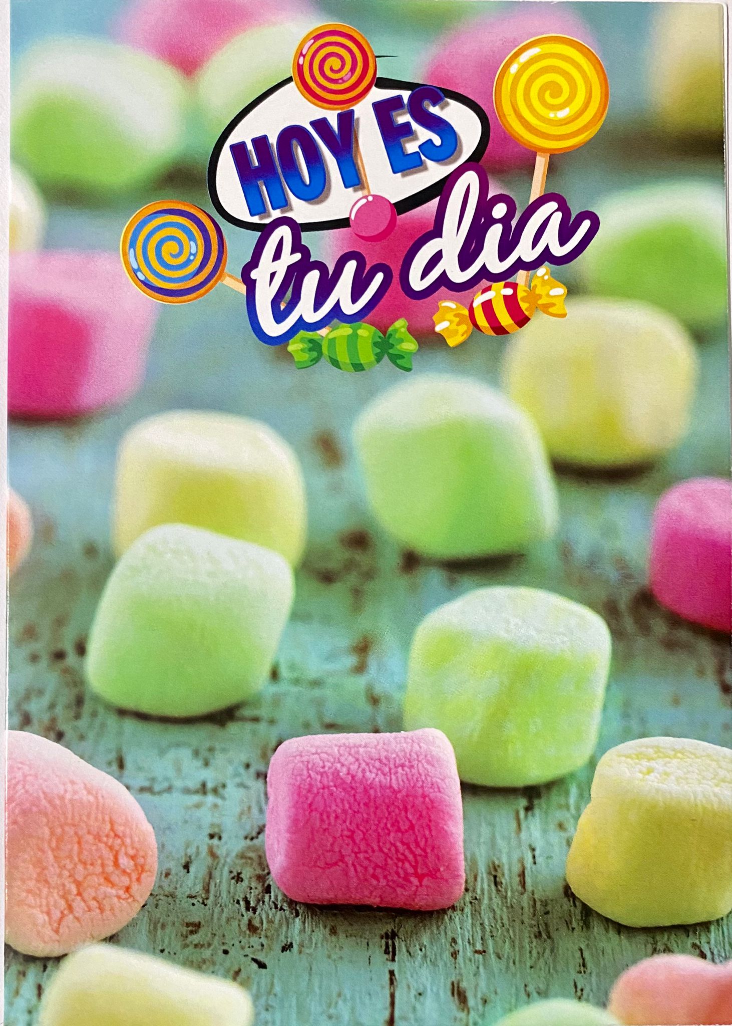 Tarjeta Hoy es tu día - Mis Globos