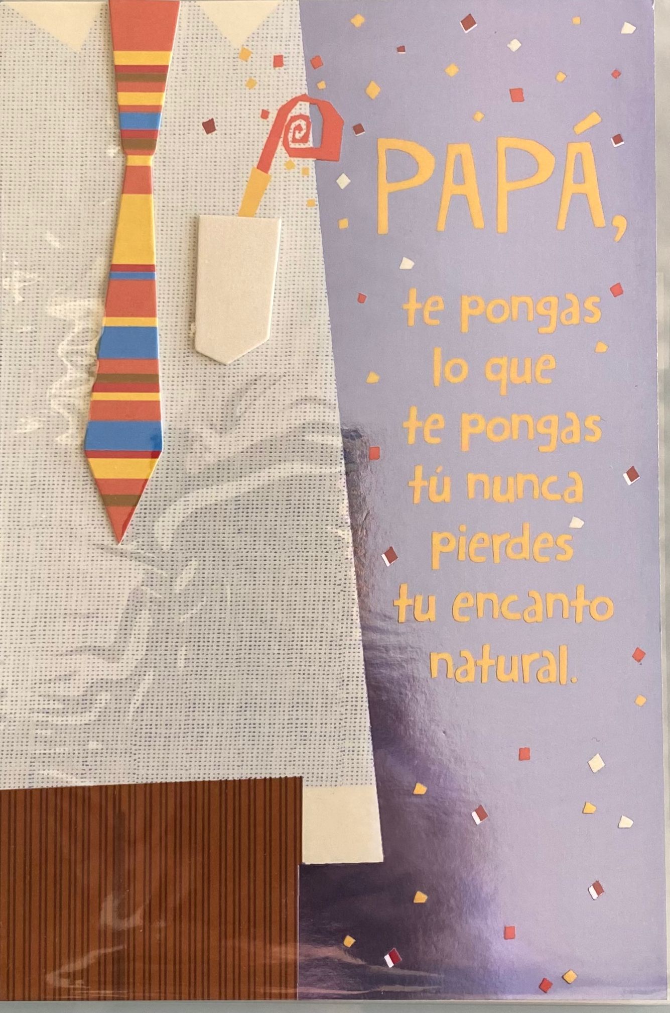 Tarjeta Papá, te pongas lo que te pongas - Mis Globos