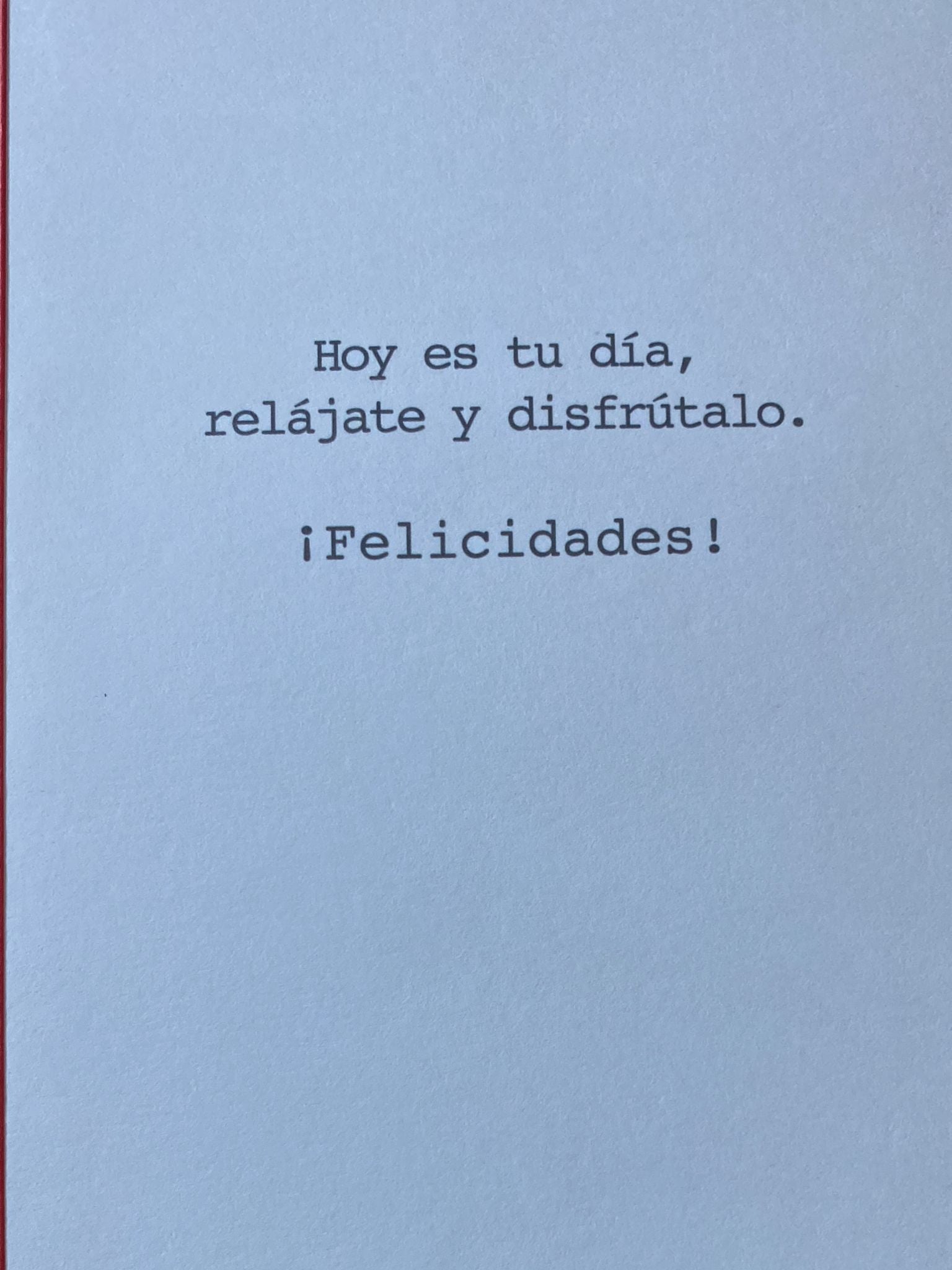 Tarjeta Pesca y relax - Mis Globos