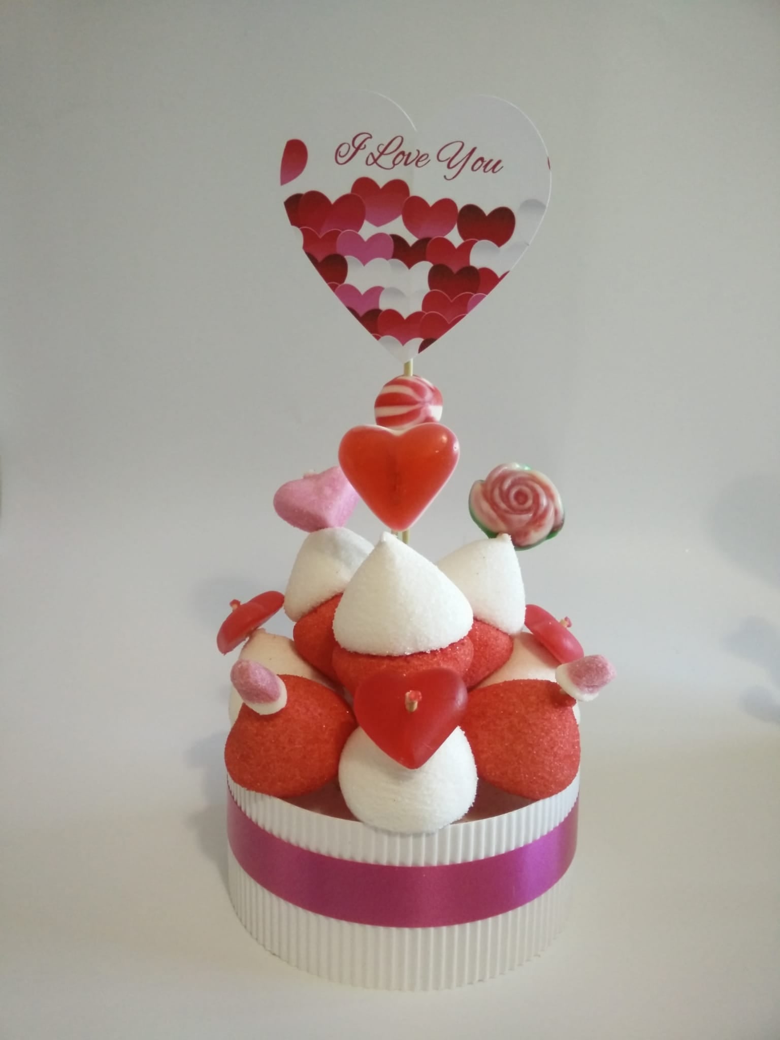 Tarta de chuches Amor - Mis Globos