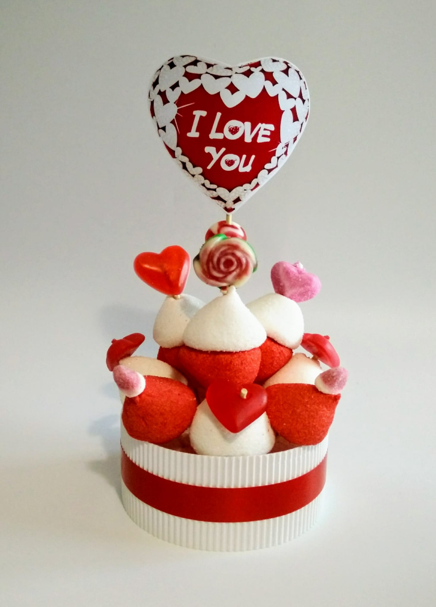 Tarta de chuches Amor - Mis Globos