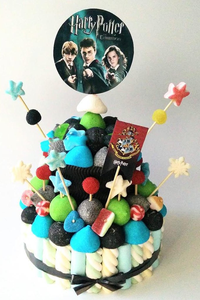 Tarta de chuches Harry Potter - Mis Globos
