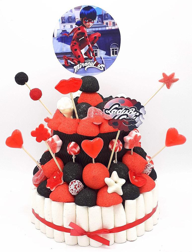 Tarta de chuches personalizada (Bajo Pedido) - Mis Globos