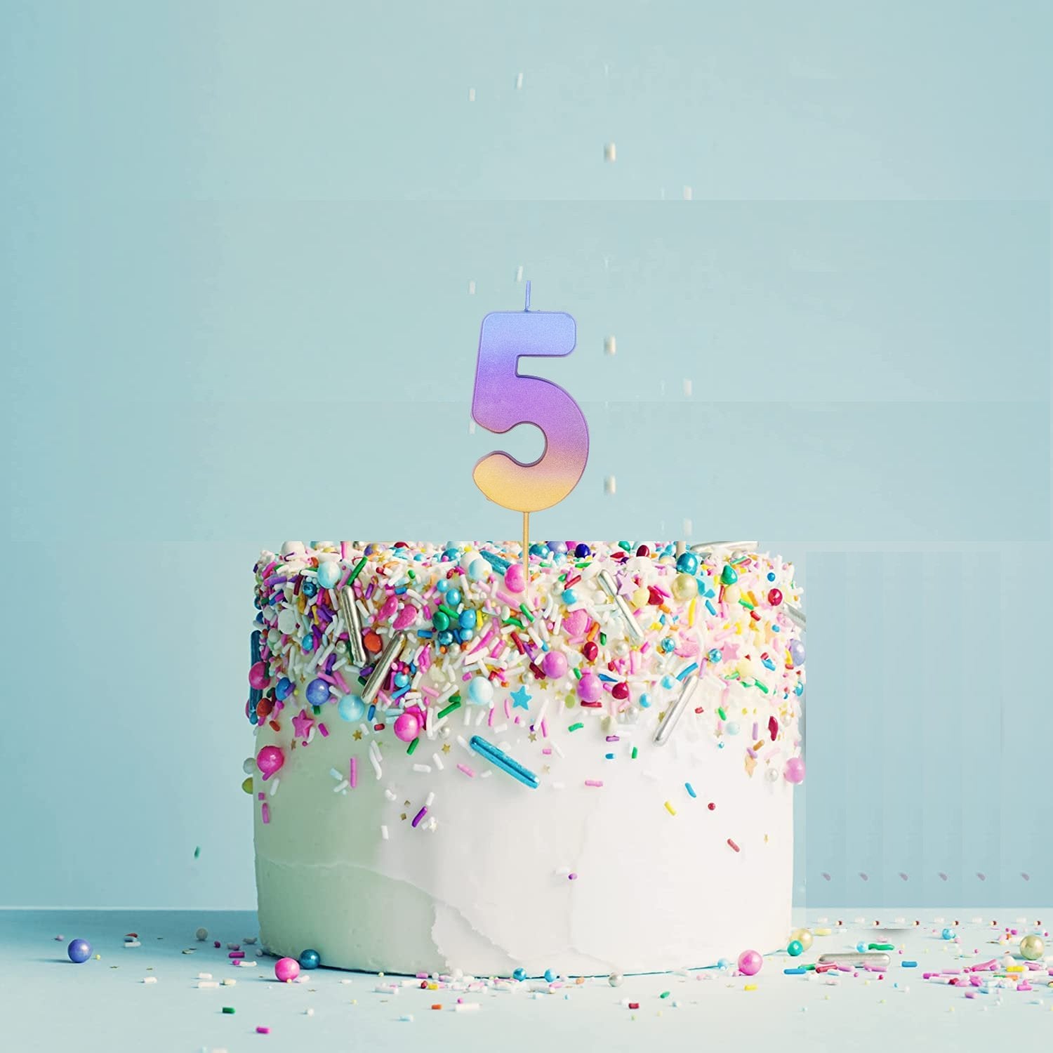 Vela Número Degradado Pastel (DESCATALOGADO) - Mis Globos