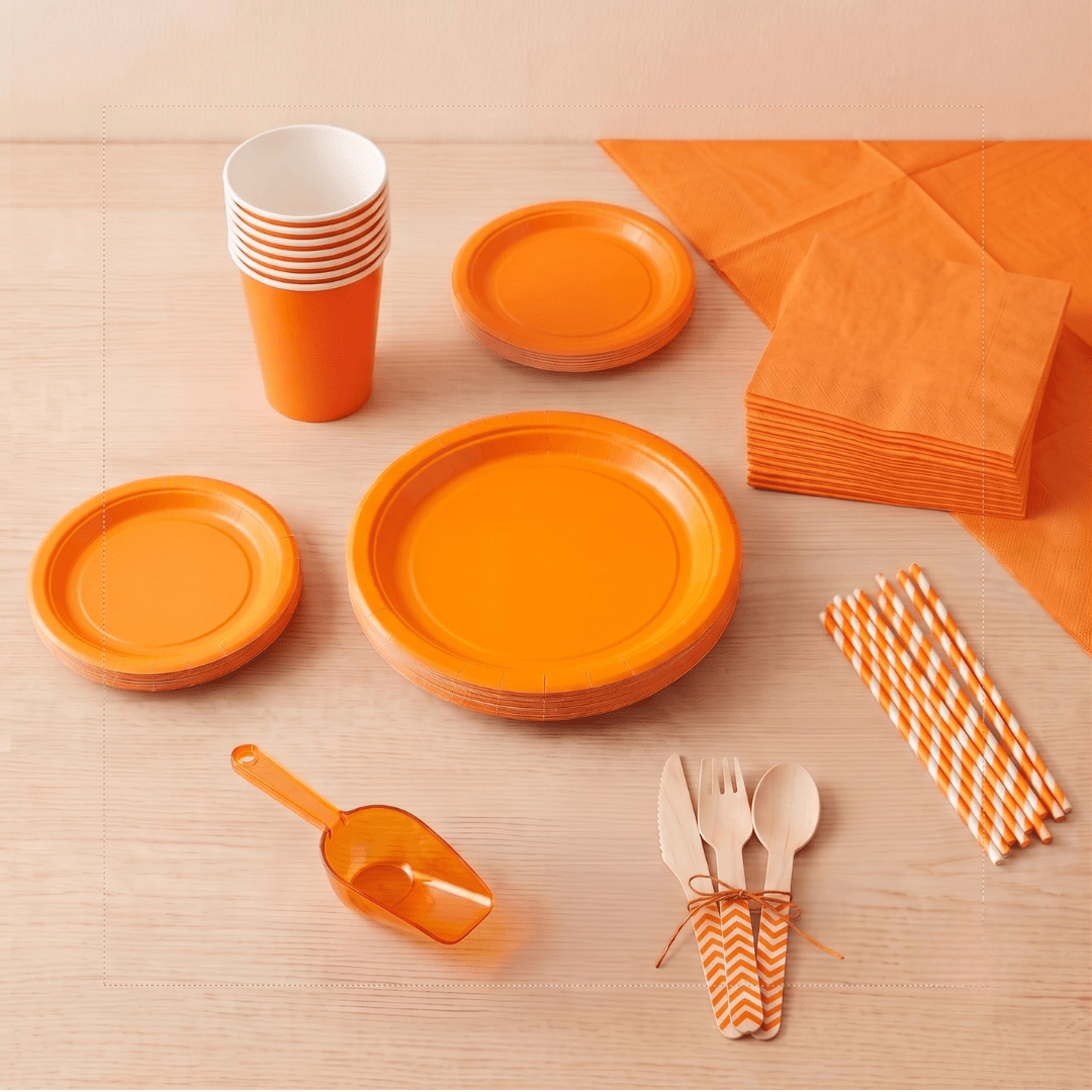 Menaje de Fiesta Naranja