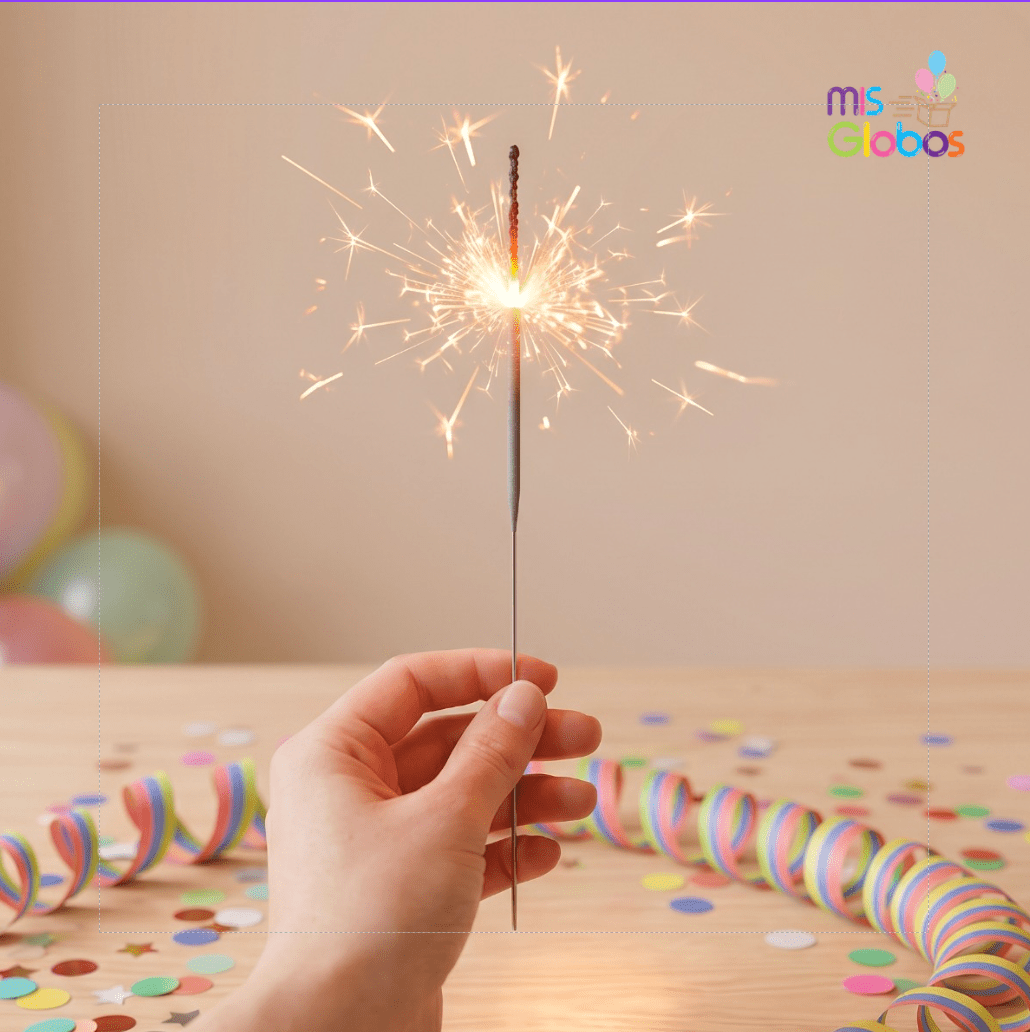 10 Velas Chispeantes