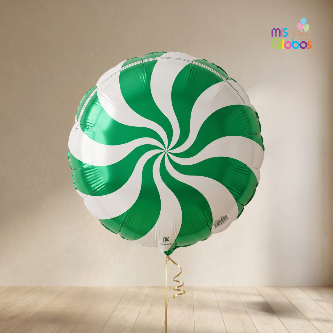 Globo mylar Caramelo Verde