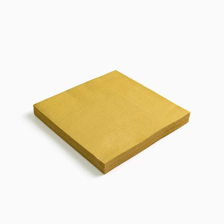 30 Servilletas Oro 33x33cm - Mis Globos