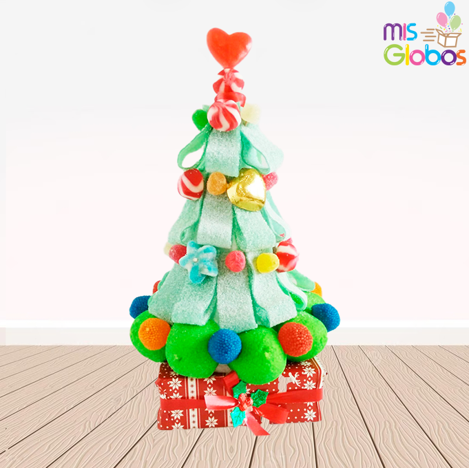 Árbol de Navidad de chuches