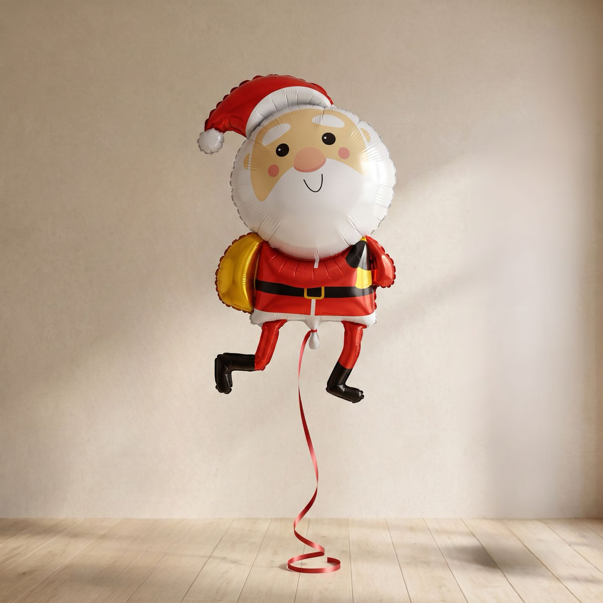 Globo Forma Papá Noel Feliz