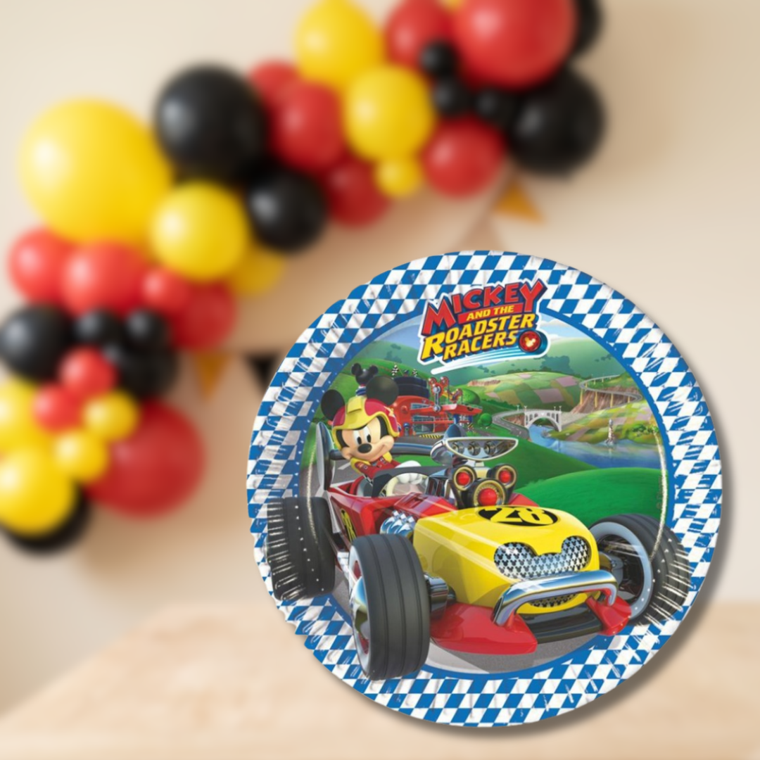 Platos pequeños Mickey 20 cm | 8 unidades