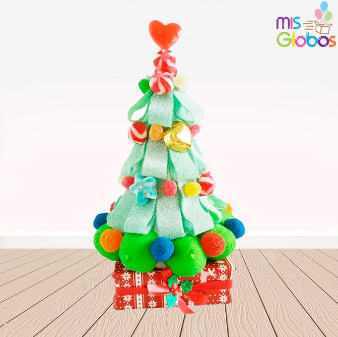 Árbol de Navidad de chuches - Mis Globos