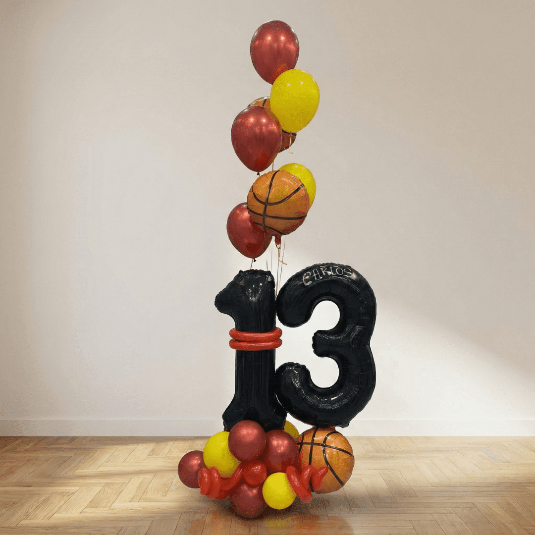 Arreglo Edad Baloncesto - Mis Globos