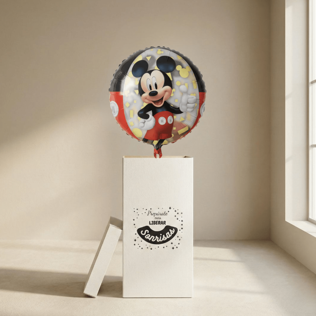 Caja GloBOOM con globo Mickey