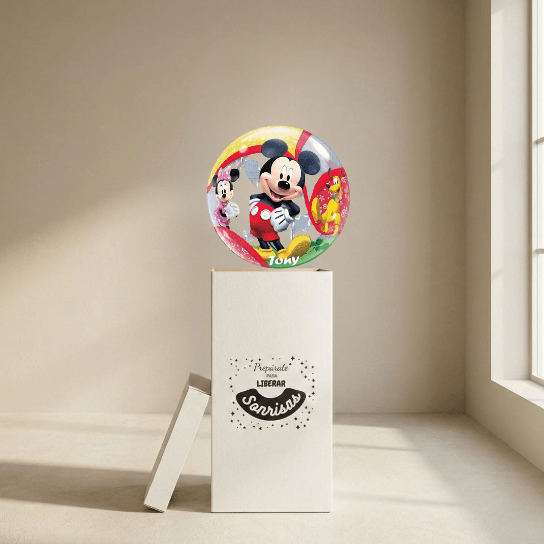 Caja GloBOOM con globo Mickey
