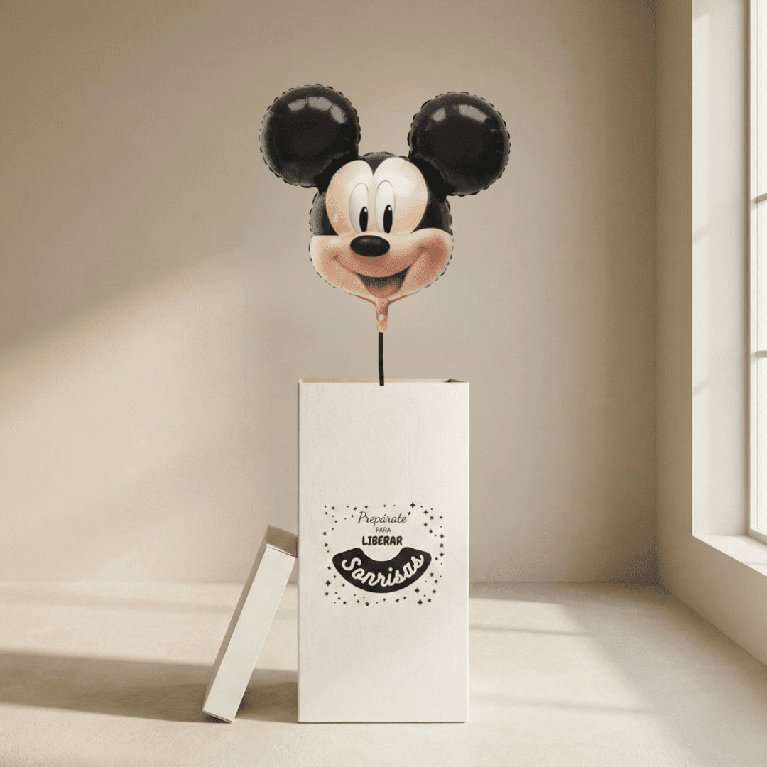 Caja GloBOOM con globo Mickey