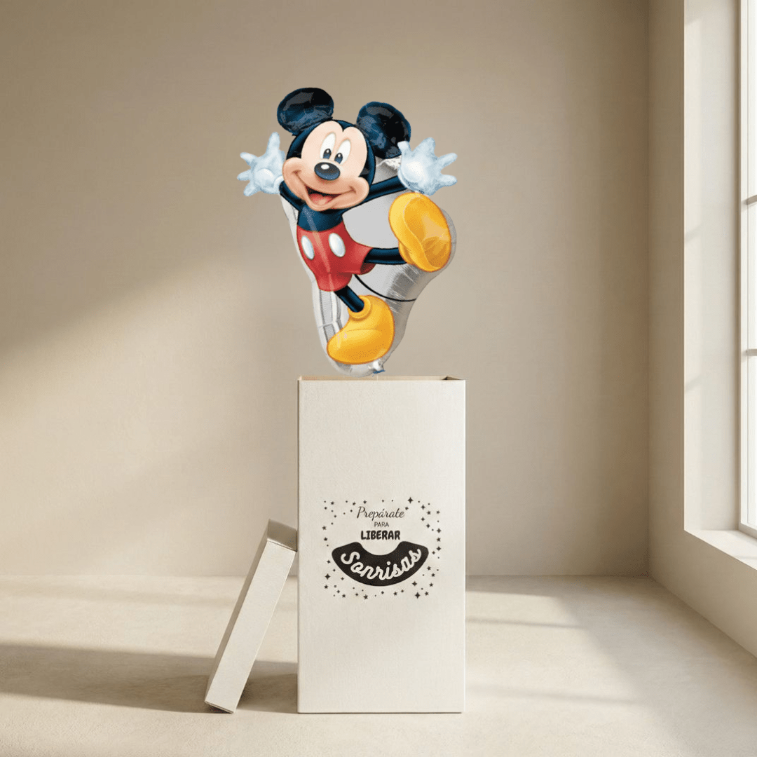 Caja GloBOOM con globo Mickey