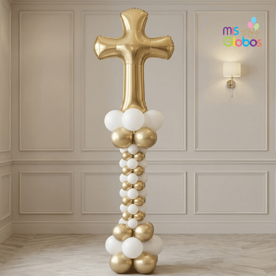 Columna "Elegancia Flotante" - Mis Globos