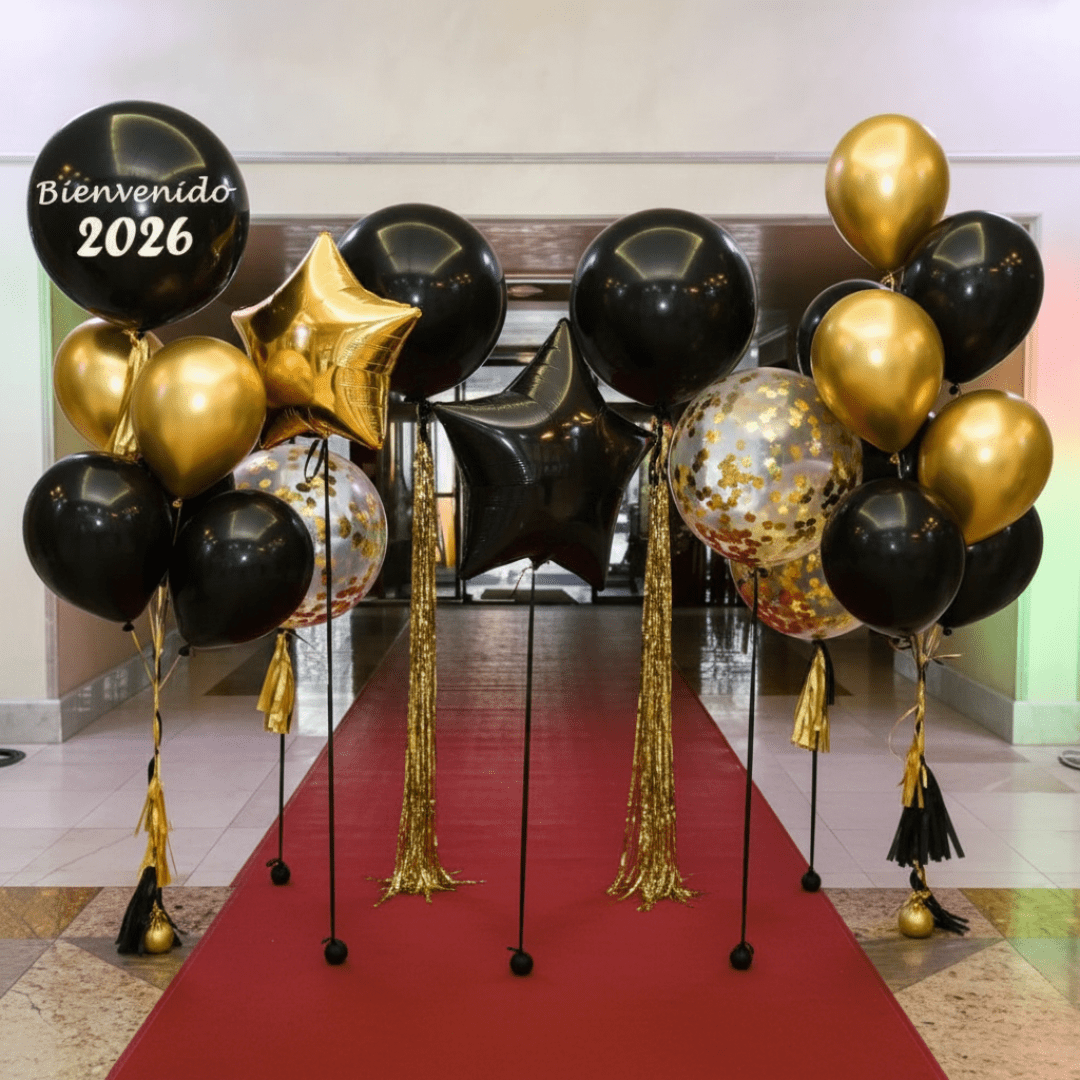 Conjunto de globos Elegance Fin de año