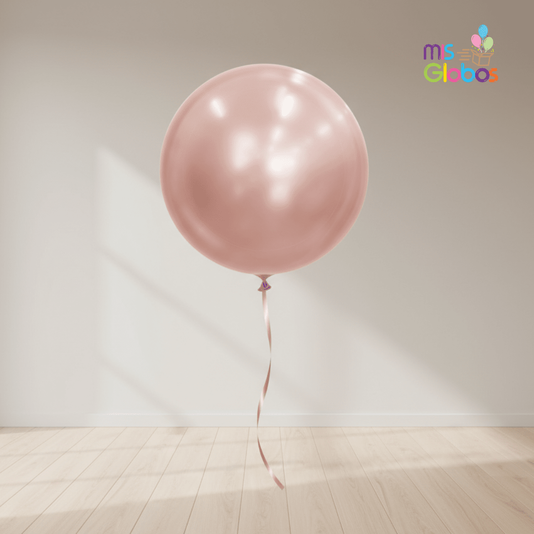 Decoburbuja Rosegold 60 cm - Mis Globos