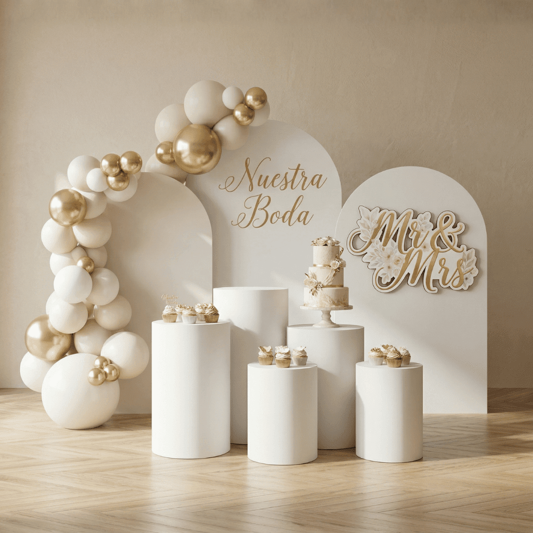 Decoración Boda Trío Clásico