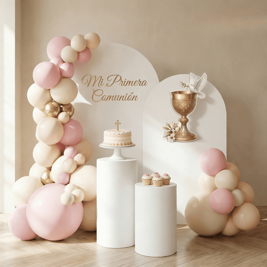 Decoración Comunión Dúo Principal - Mis Globos