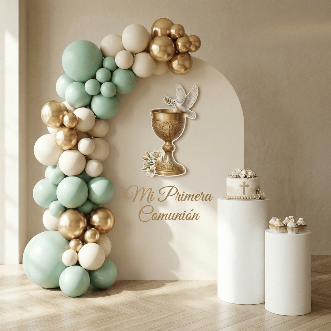 Decoración Comunión Panel Only - Mis Globos