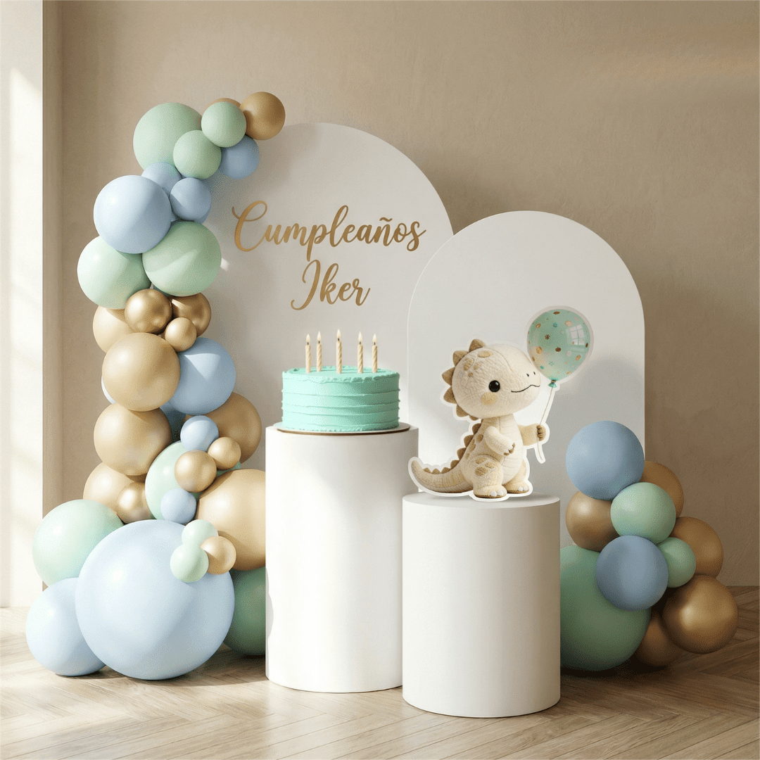 Decoración Cumpleaños Dúo Principal - Mis Globos