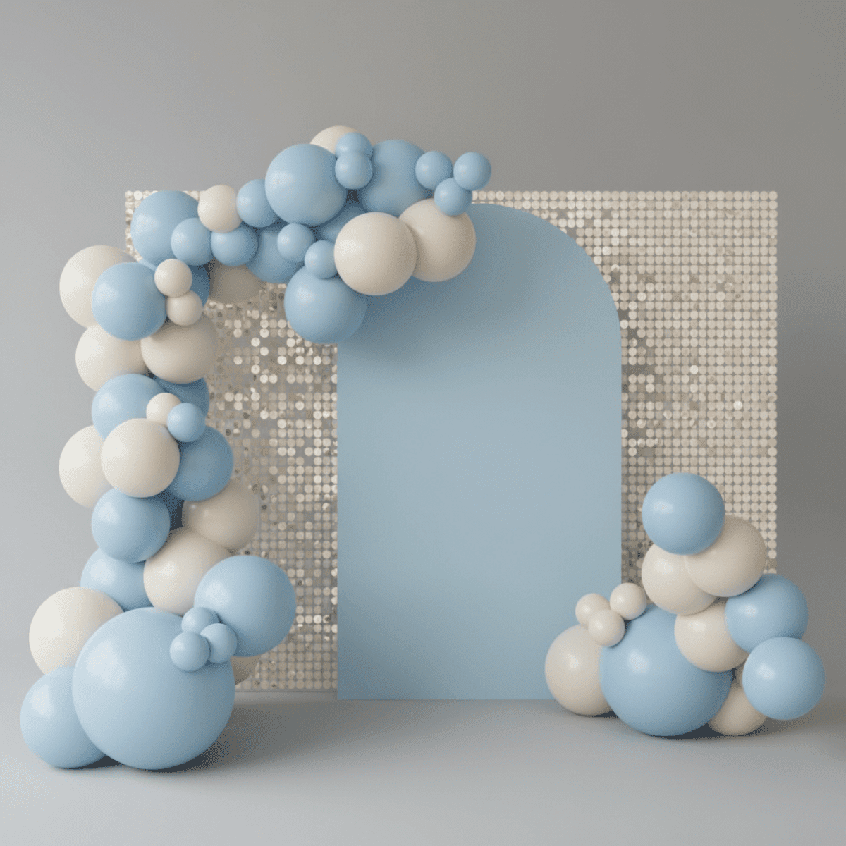 Decoración Súper Set Panel destellos Bautizo - Mis Globos