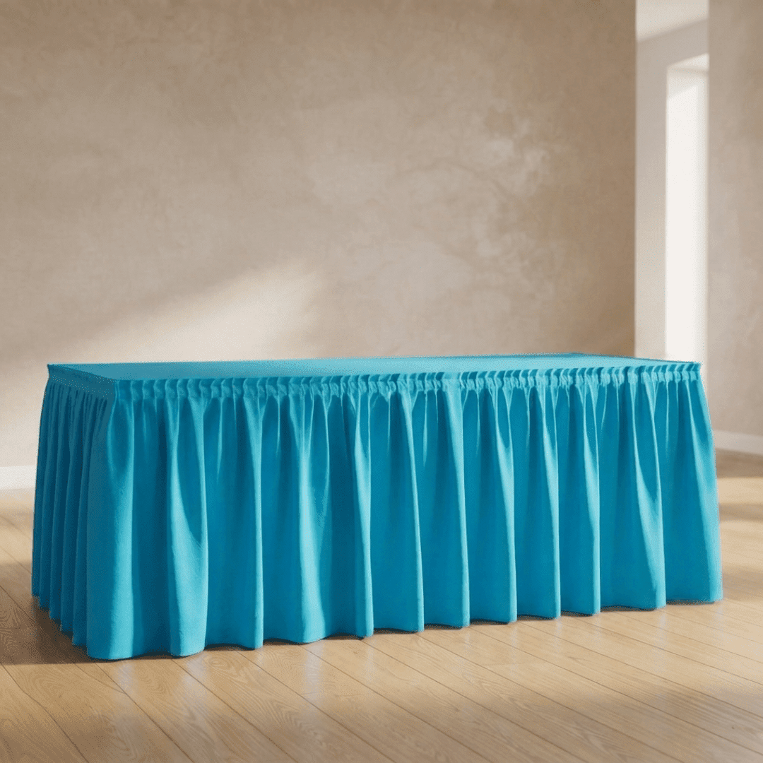 Faldón de mesa Azul Claro
