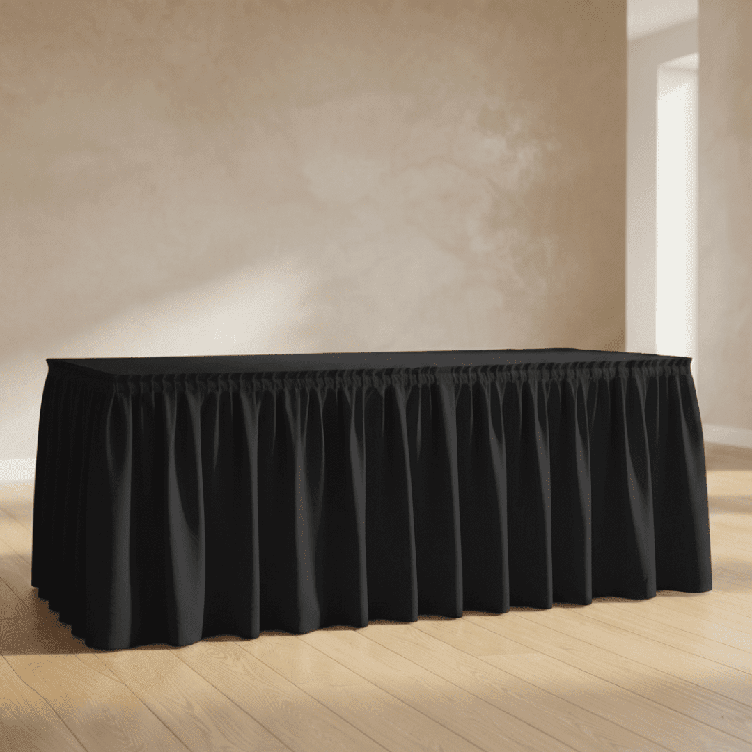 Faldón de mesa Negro