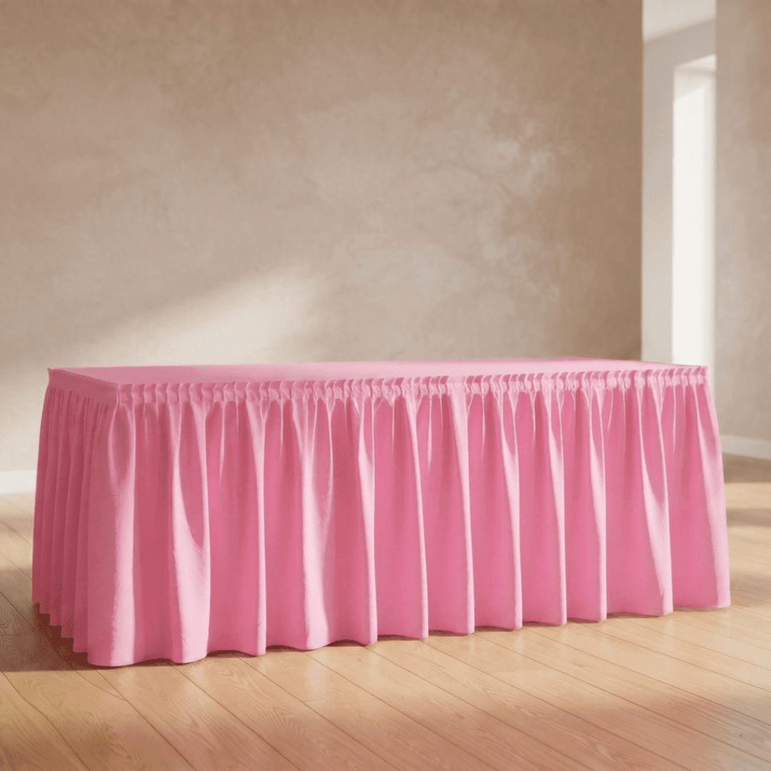 Faldón de mesa Rosa