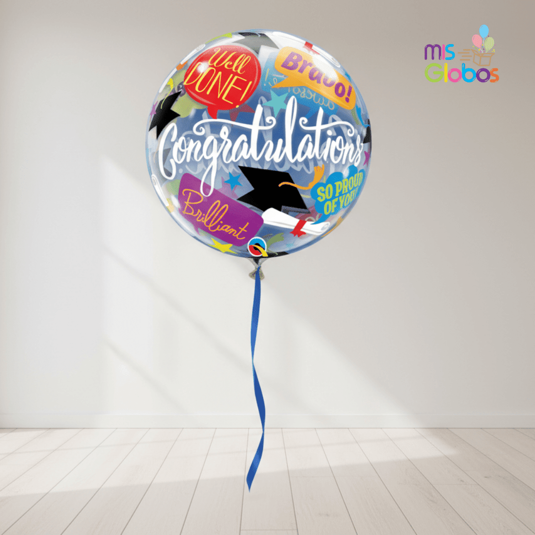 Globo Burbuja Congratulations