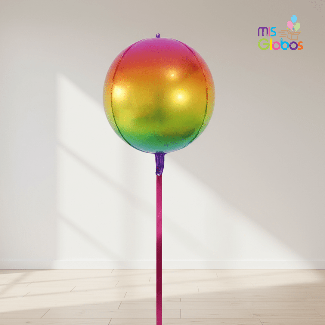 Globo Esfera Arcoíris 55 cm - Mis Globos