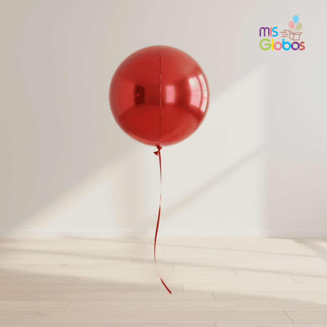 Globo Esfera Roja 55 cm - Mis Globos