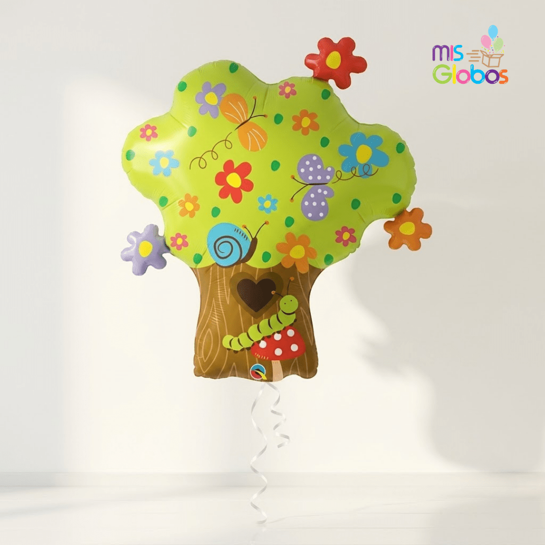 Globo forma Árbol de Primavera