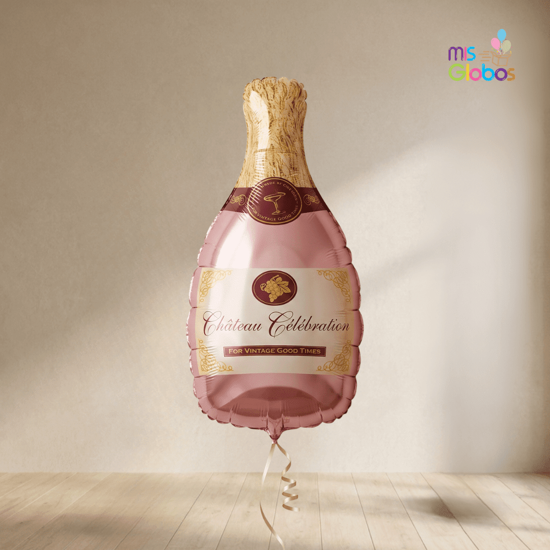 Globo Forma Botella Champagne