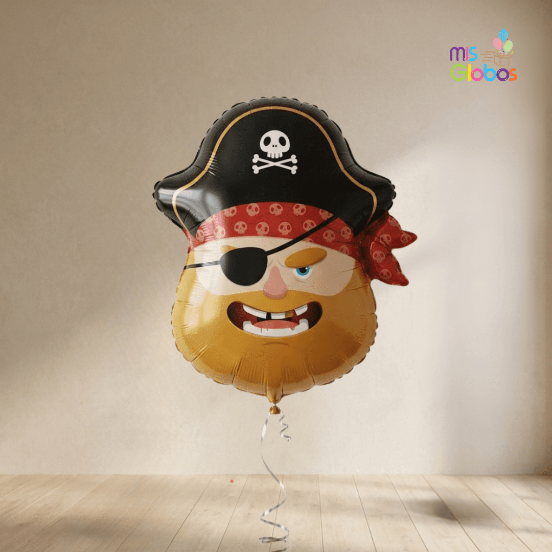 Globo Forma Cabeza Pirata