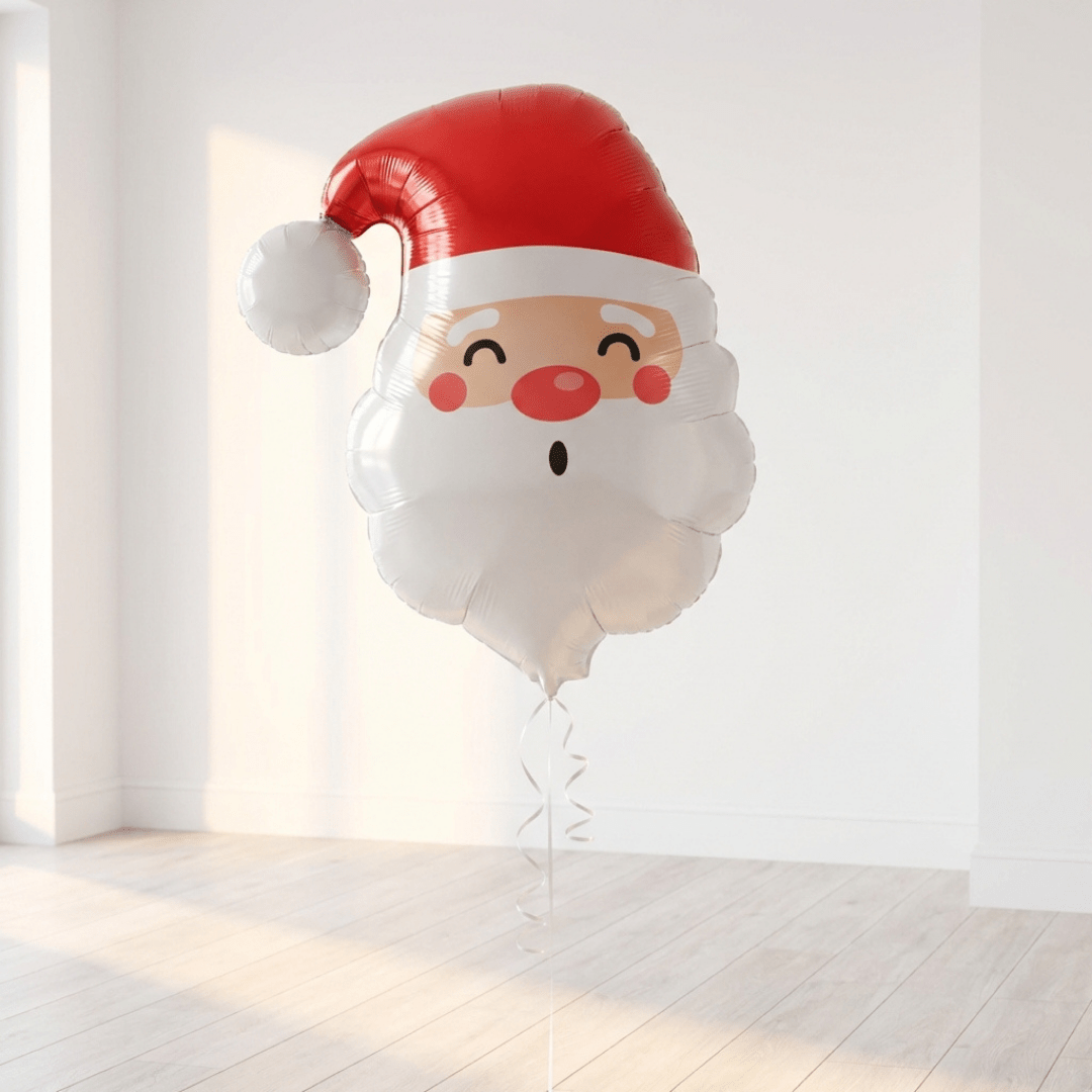 Globo Forma Cara de Papá Noel - Mis Globos